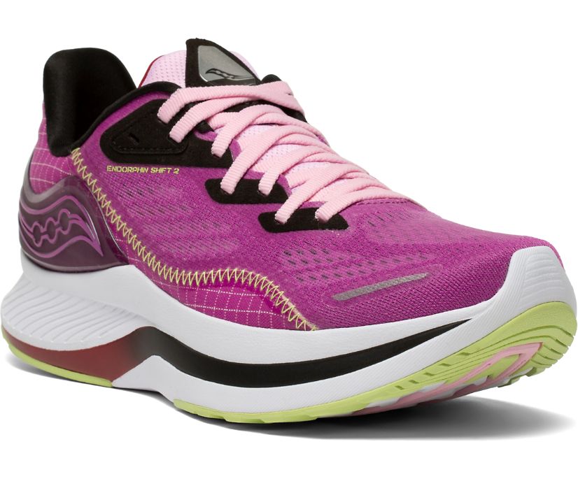 Női Saucony Endorphin Shift 2 Futócipő Rózsaszín Lila | HU 282GSO